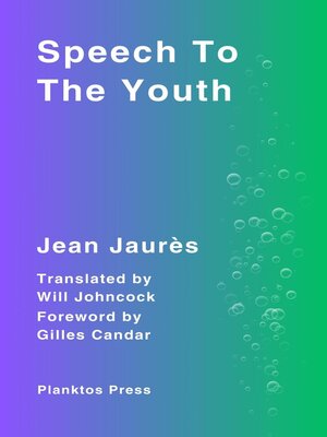 cover image of Speech to the Youth